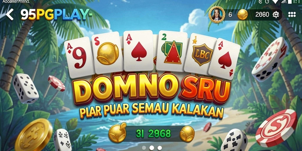 Gameplay seru dari 95PGPLAY dalam pertandingan domino.