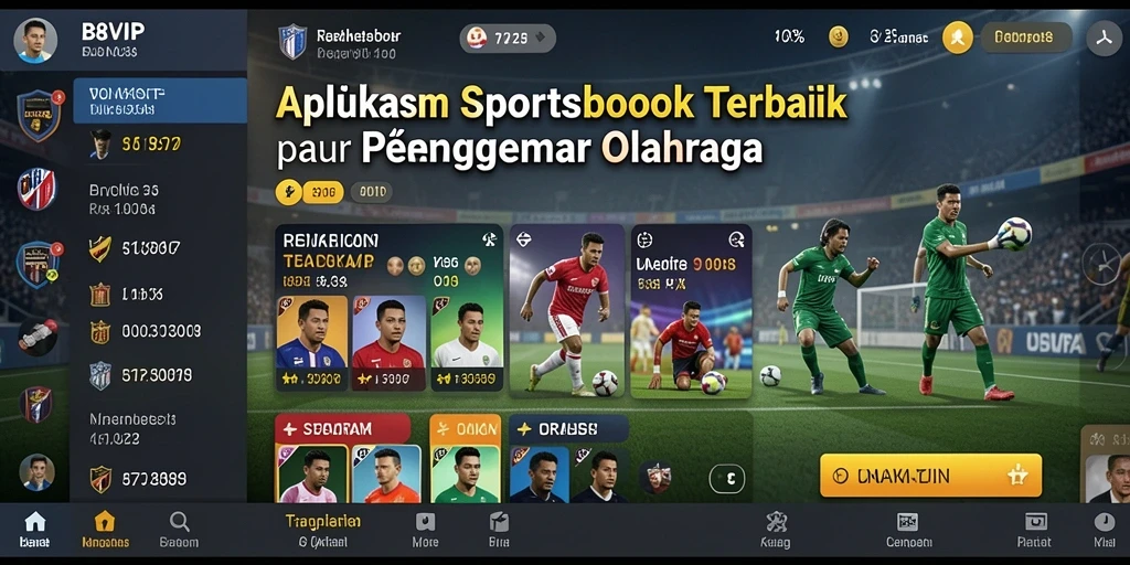 Tampilan menarik dari gameplay taruhan olahraga di B8VIP.
