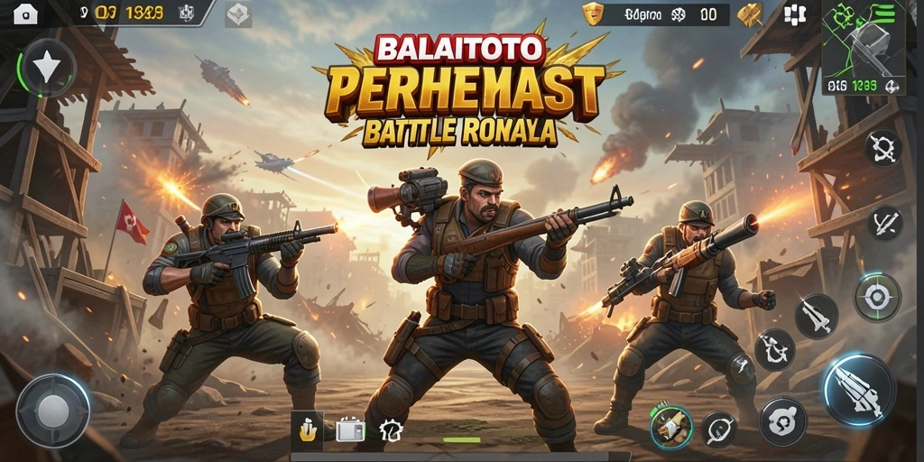 Tampilan gameplay menarik dari BALAITOTO dengan pertempuran yang intens.