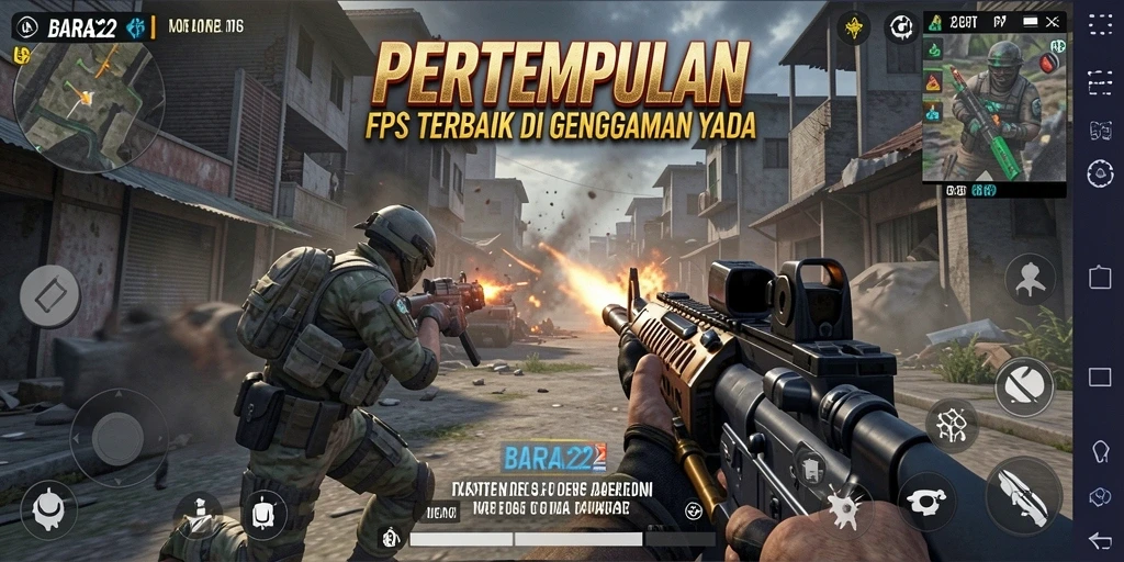 Gameplay <strong>BARA22</strong> yang menegangkan dan penuh aksi.
