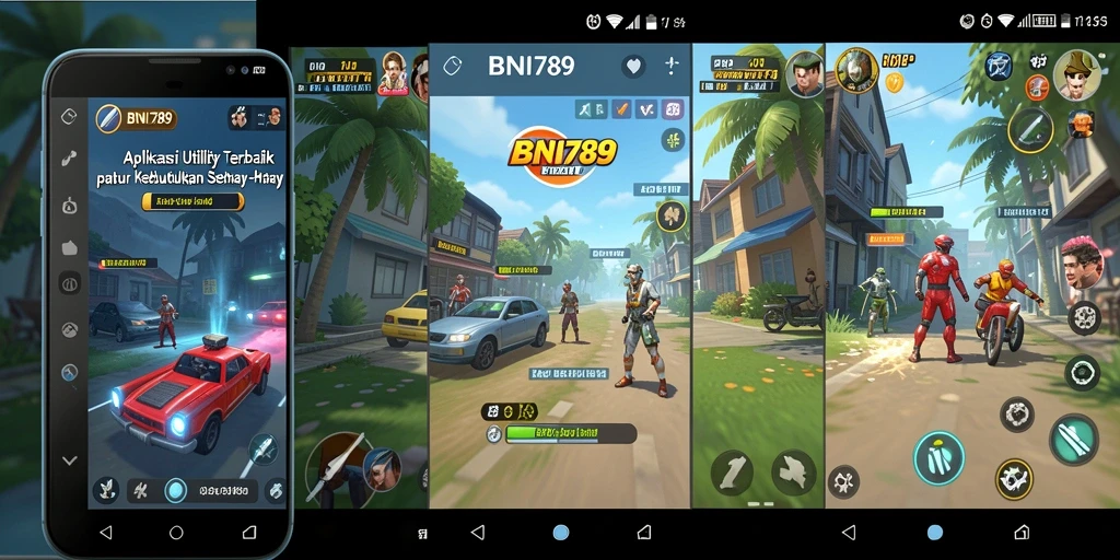 Screenshot BNI789 menunjukkan antarmuka aplikasi Utility yang intuitif.