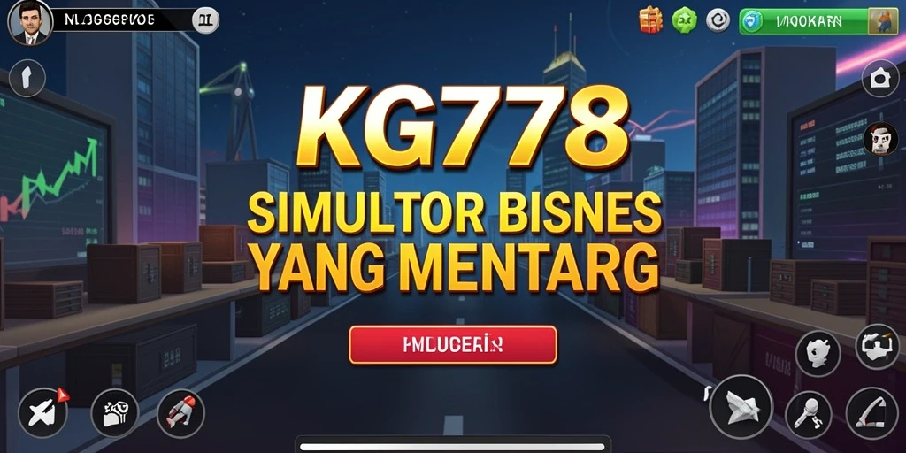 Tampilan gameplay KG778 yang menampilkan manajemen bisnis Tycoon.