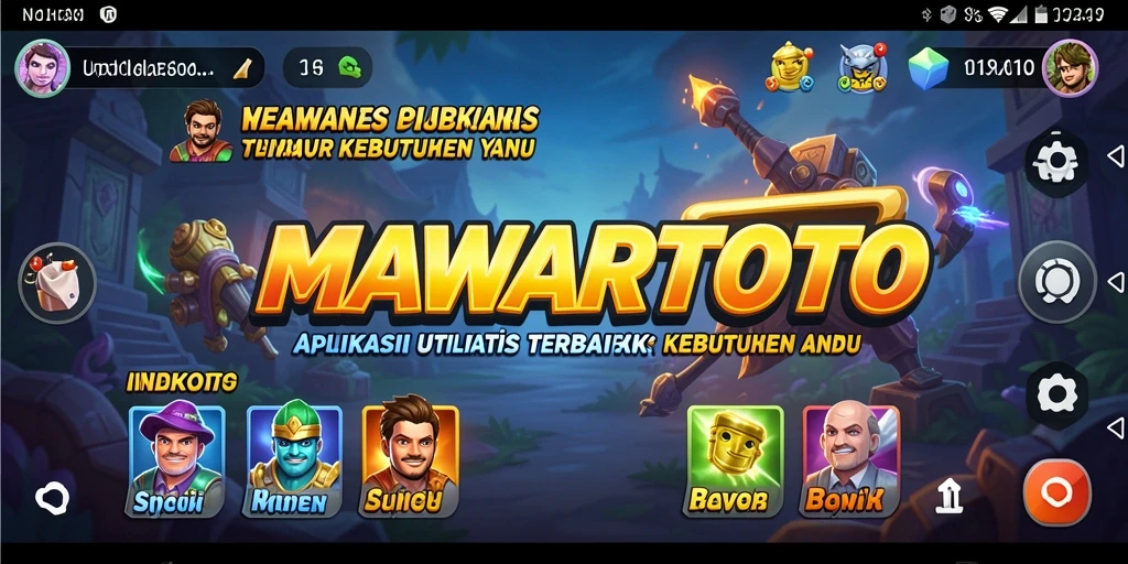 Tampilan utama MAWARTOTO yang sederhana dan fungsional.