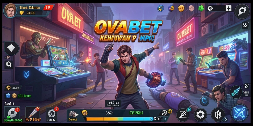 Tampilan gameplay realistis dari OVABET yang menarik dan mengasyikkan.