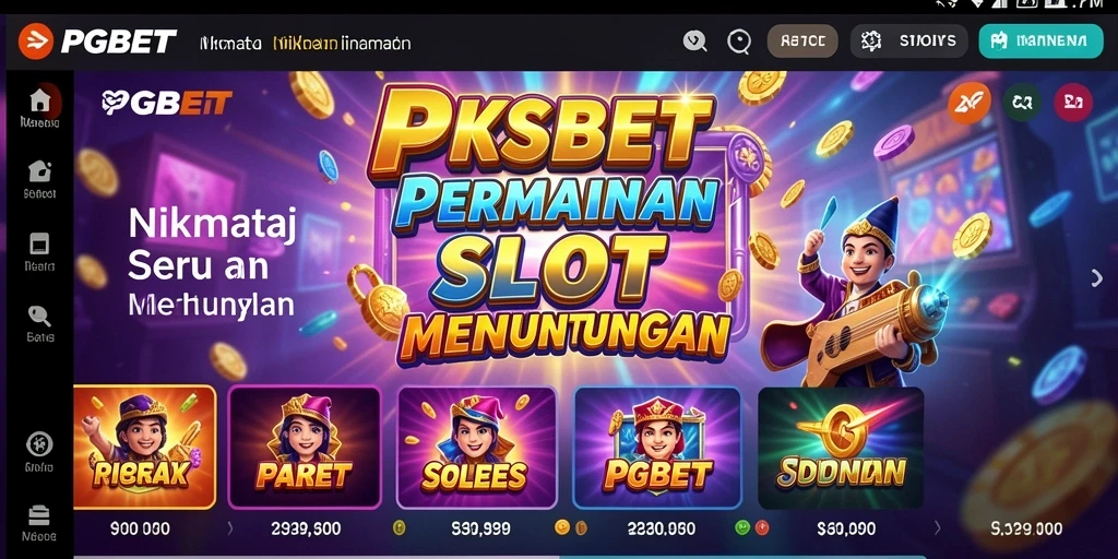 Tampilan gameplay PGBET yang menarik dan mengasyikkan dalam permainan Slot.