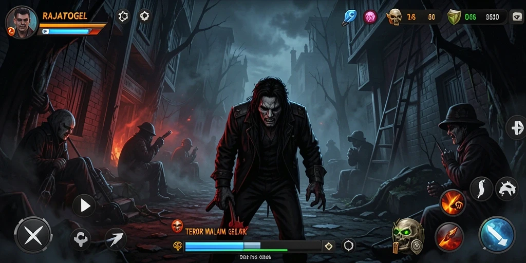 Screenshot menampilkan gameplay menegangkan di RAJATOGEL.
