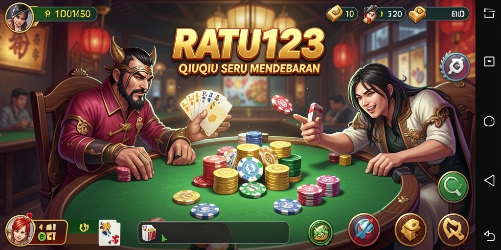 Screenshot menampilkan gameplay mendebarkan dari RATU123.
