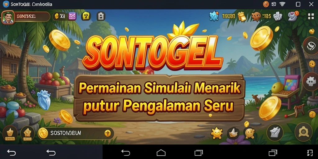 Tampilan seru gameplay dalam <strong>SONTOGEL</strong> yang penuh interaksi dan kreativitas.