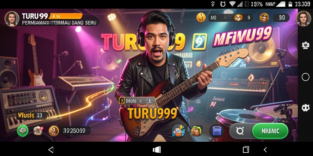 Gameplay seru TURU99 yang menguji pengetahuan musik.