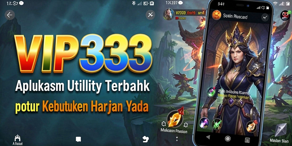 Tangkapan layar utama VIP333 menampilkan antarmuka pengguna yang bersih dan fungsional.