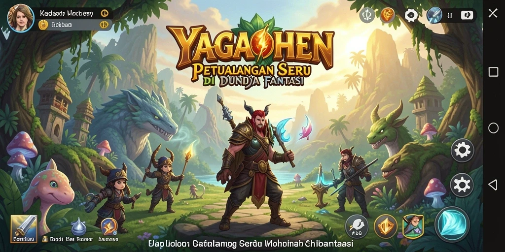 Tampilan gameplay seru di dunia petualangan YAGAOHEN.