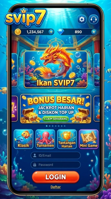 Tampilan antarmuka pengguna svip7 yang bersih dan sederhana.